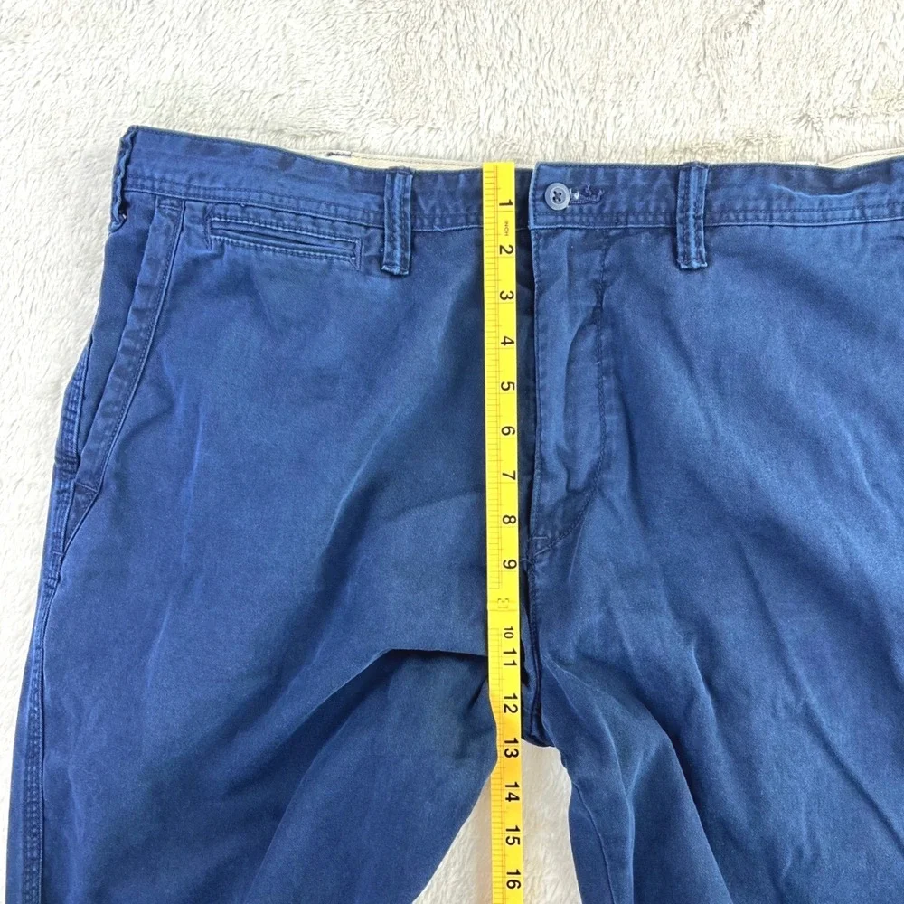 Polo Ralph Lauren Relaxed Fit Chino Shorts Men 42 Blue Cotton Preppy Golf‎ 9